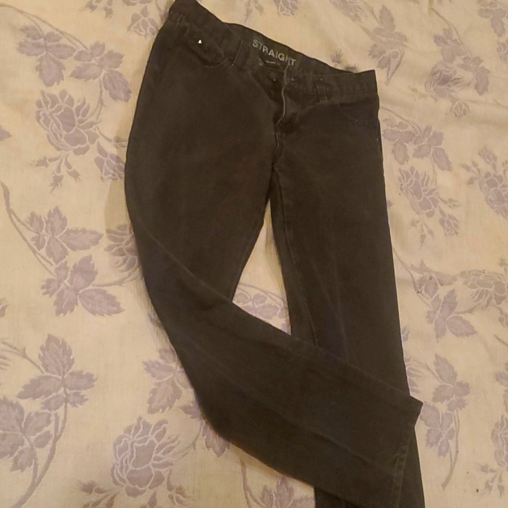 New York & Company Embellished Black Jeans